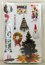 1977 Artcraft Concepts Calico Tree Skirt or Table Mat Applique Kit #4385