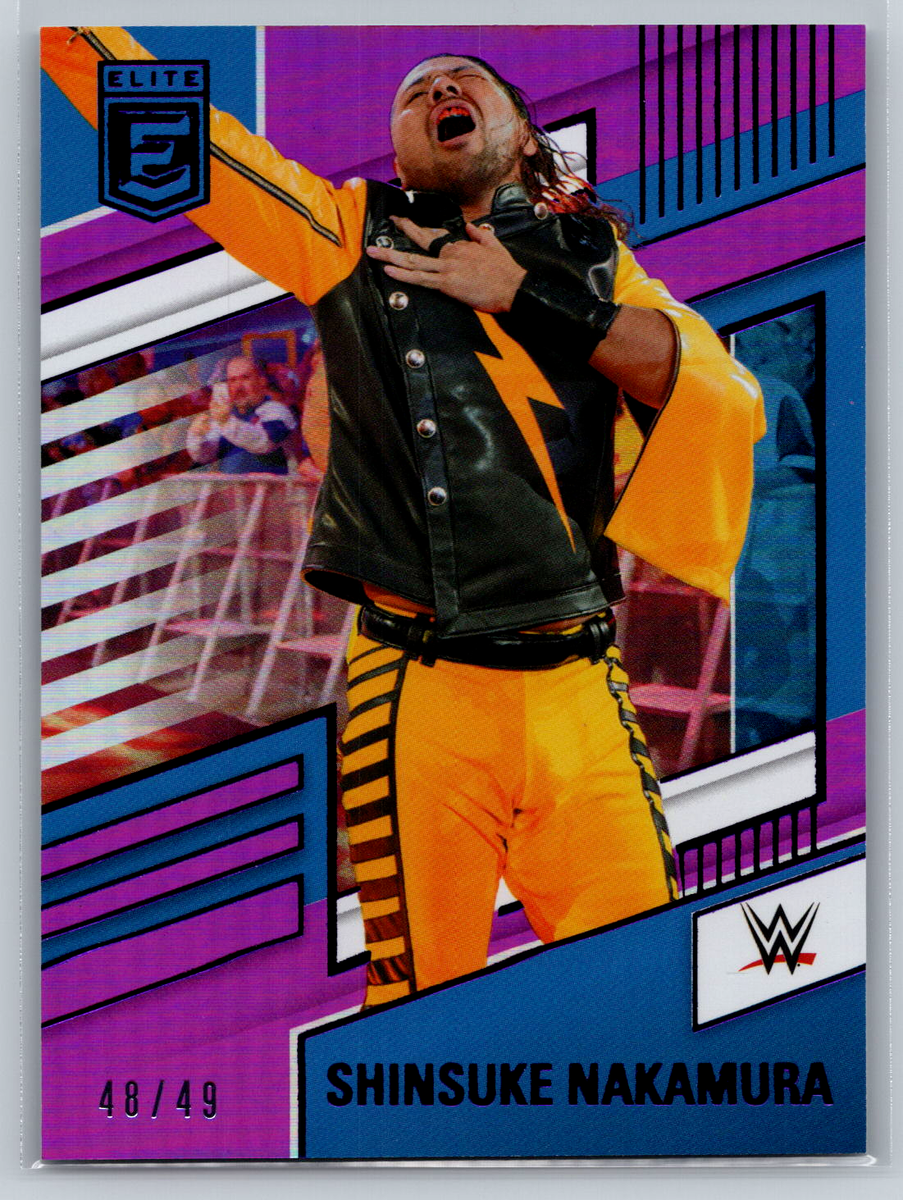 Shinsuke Nakamura 2022 Panini Chronicles WWE Elite Purple 48/49