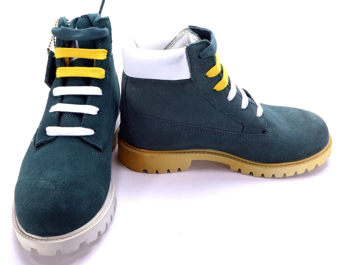 Green timberlands womens store