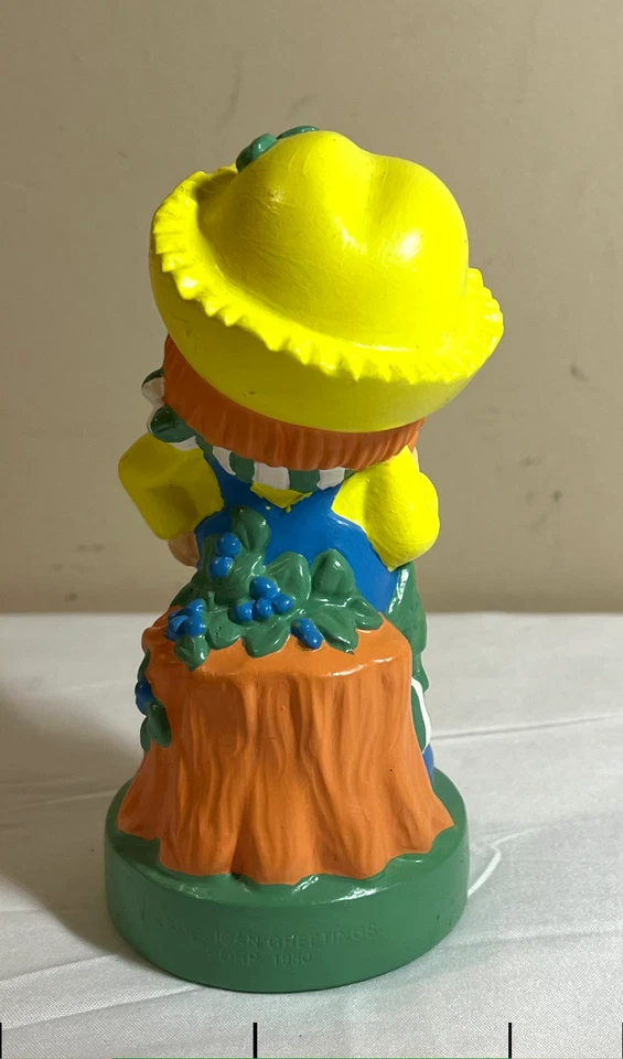 Vintage 1980 Strawberry Shortcake Painted Figure / Statue - Huckleberry Pie - Imagem 2 de 2