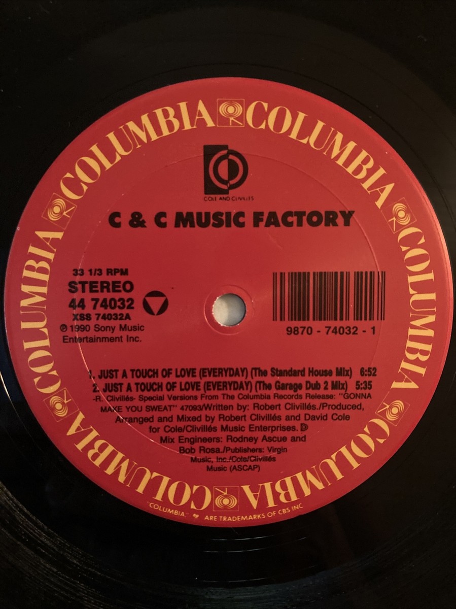 ★ＵＳオリジナル盤:シュリンク付★C&C MUSIC FACTORY C&C Music Factory ~ Just A Touch of Love ~ 4 Mixes ~ Columbia