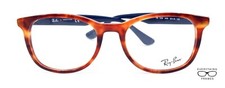 Ray Ban Rb5356 5609 Havananavy Blue Eyeglasses New Authentic 52