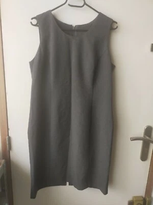 robe grise doublée taille 44 - Photo 1/2