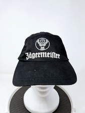 VINTAGE Jagermeister Black 80s 90s Painter's Cap Used FAST SHIPPING