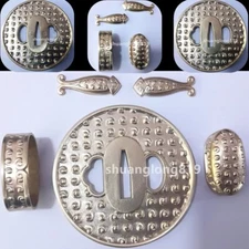 Copper Tsuba Handguard Guard Brass Fuchi Kashira Menuki Samurai Katana Sword New