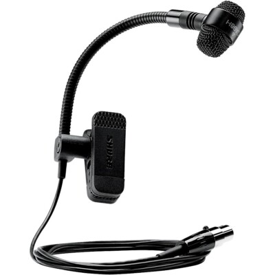 Shure PGA98H-TQG Gooseneck Instrument Microphone with Wireless System Connector