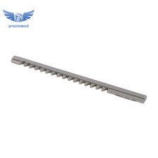 1/8" B Type 3/16" &times; 6-3/4" High Speed Steel Standard Keyway Broach With Shim