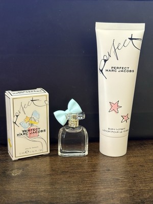 Marc Jacobs PERFECT EDP Splash MINI Size 5ml/.16oz + Body Lotion 50ml-1.6oz L@@K