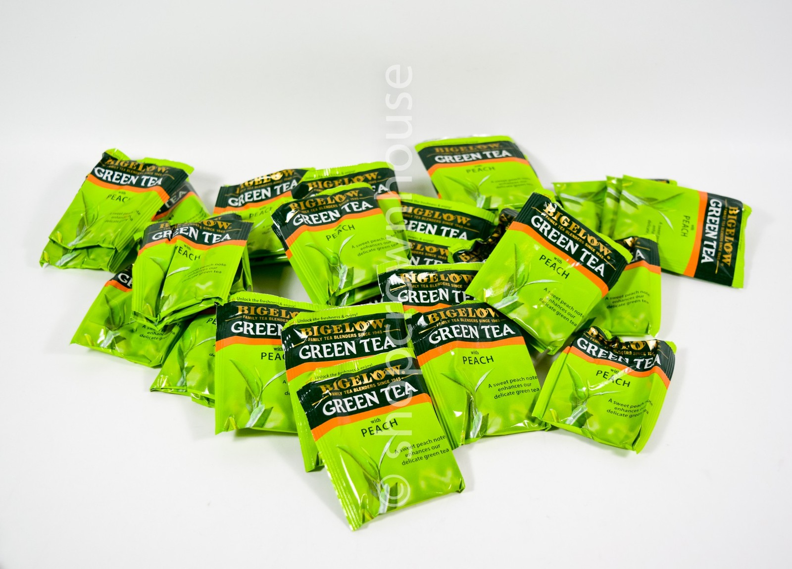 Bag Pouch By Bigelow Green Tea Peach Kosher 04/2027