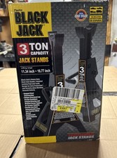 Torin Black Jack 3 Ton Jack Stands Pair Set 6000 Lbs - Black New Unused Open Box
