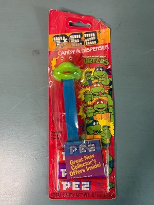 Vtg PEZ Candy & Dispenser Teenage Mutant Ninja Turtles Raphael - Sealed New 90s