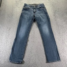 Lee Jeans Mens 30x32 Blue Extreme Motion Cotton Stretch Straight Tapered Fit