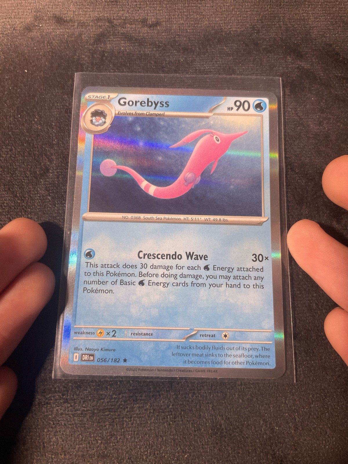 Gorebyss Rare SV10: Destined Rivals 056/182 NM