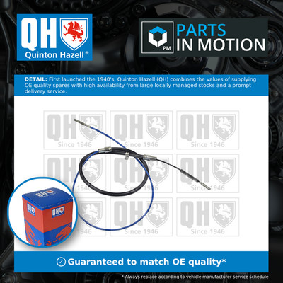 Handbrake Cable fits BMW M3 E30 2.5 Rear 90 to 92 Hand Brake Parking QH Quality
