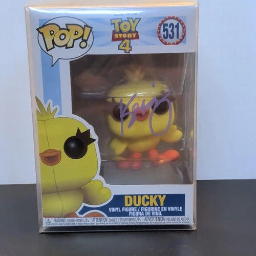 Funko Pop! Toy Story 4 Ducky #531 Keegan Michael Key Autographed