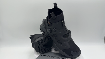 Reebok Instapump Fury Mid Black Black 100230818 Men's Size US 6