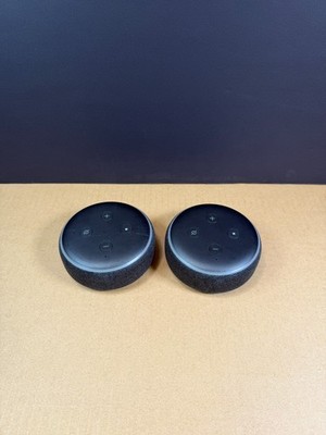 Amazon Black Echo Dot C78MP8 3rd Gen Smart Speakers Lot of 2!!!