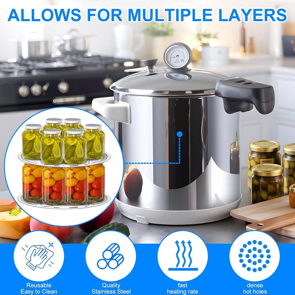 Presto 01784 23 qt Pressure Canner with Induction Base for sale