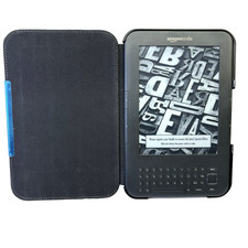 Kindle Keyboard 3rd Gen D00901 WiFi eReader Tested Good Battery