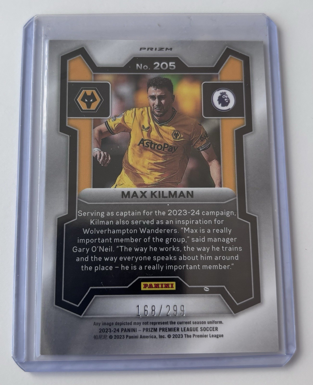 5 Soccer Cards - Numbered, Rookie view 7