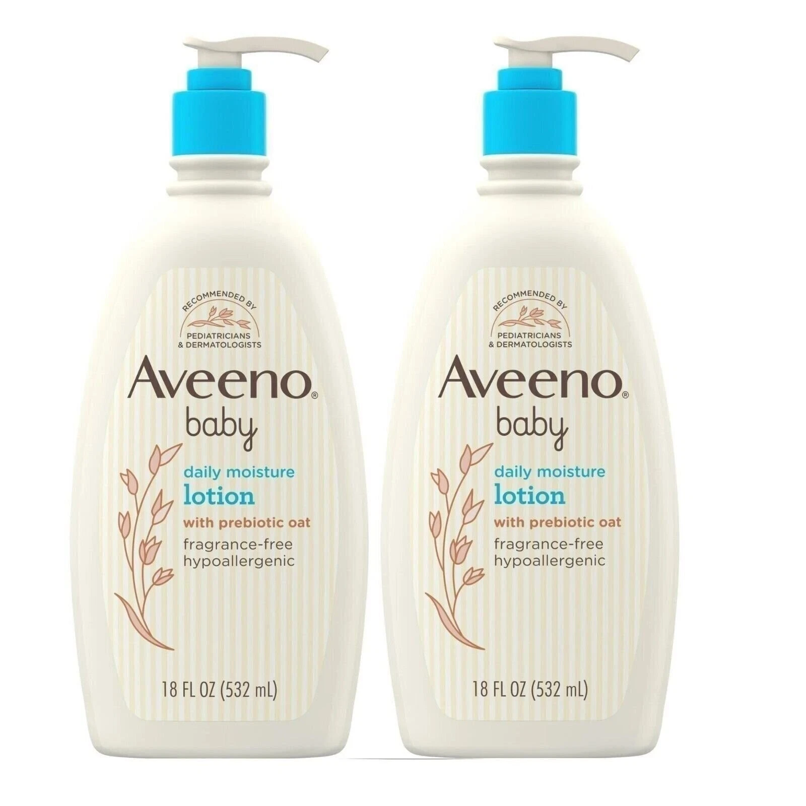 Aveeno Baby Daily Moisture Lotion, For Delicate Skin, Fragrance Free, 2 pk.
Opens in a new window or
