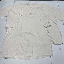 Los Angeles Apparel 6.5oz Beige 3 Pack Garment Dyed Short Sleeve T Shirt 2XL