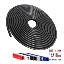 Winfort 16.5FT 5M Universal Car Door Edge Protector Guards, No 16.5Ft Black