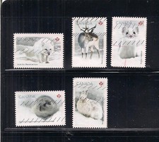 Canada #3276-3280 used  set Vf Animals