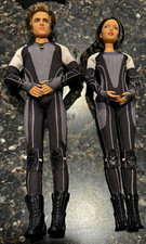 Hunger Games Catching Fire Katniss Everdeen  Peeta Collectable Dolls