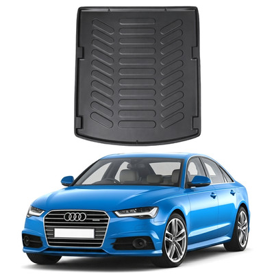 Tailored Rubber Boot Liner Mat for Audi A6 C7 Saloon 2011 2018 Waterproof Tray