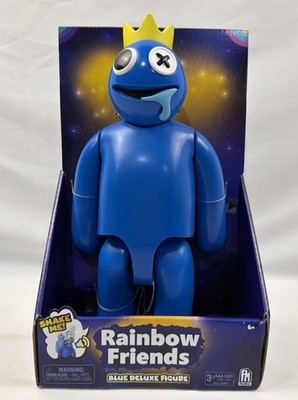 Rainbow Friends BLUE 5'' Action Figure Metallic Crown Posable Series 1. New