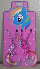 My Little Pony Rainbow Dash  Pinkie Pie Best Friend Necklace Rare Set New