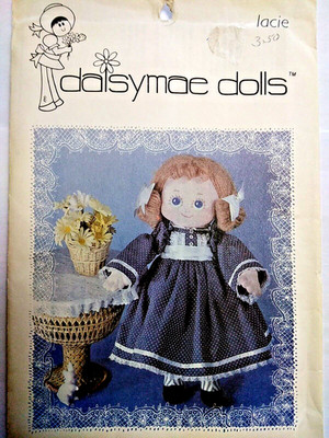 Sunrise Daisymae Dolls 252 Lacie 18'' Cloth Plush Stuffed Soft Sewing Pattern UC
