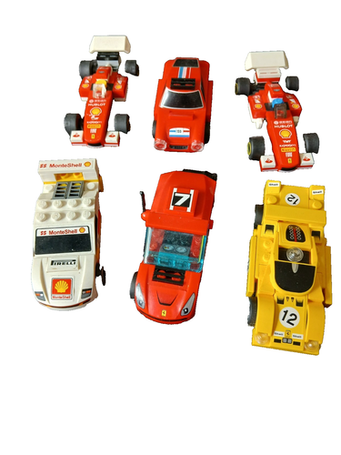 Shell Racing Lego Set LEGO set of 6 rare Ferrari lego racers Shell V-Power Collection | eBay