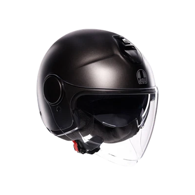 Casque Jet Moto Scooter AGV ETERES E2206 MONO MATT ASFALTO GRIS MAT - Photo 1/4