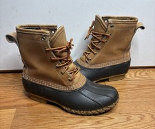 LL Bean 8 Bean Boots Goretex Thinsulate Lined Maine Hunting Shoes -Mens Size 7