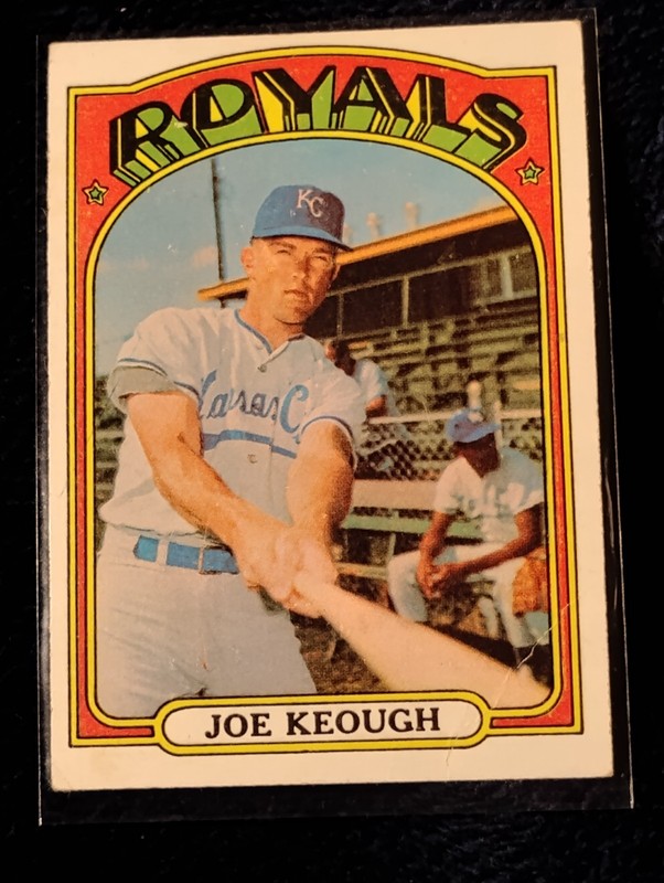1972 Topps Baseball - #133 Joe Keough - Kansas City Royals VG-EX Condition 