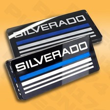 3d Side Pillar Plate Badge For Sierra Silverado Cab Emblem Nameplate Replacement
