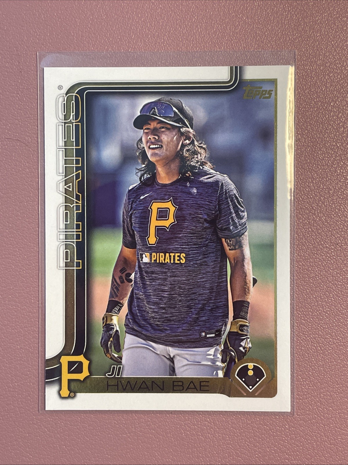 2025 Topps Update Series - Ji Hwan Bae #US64 Golden Mirror Image Variations