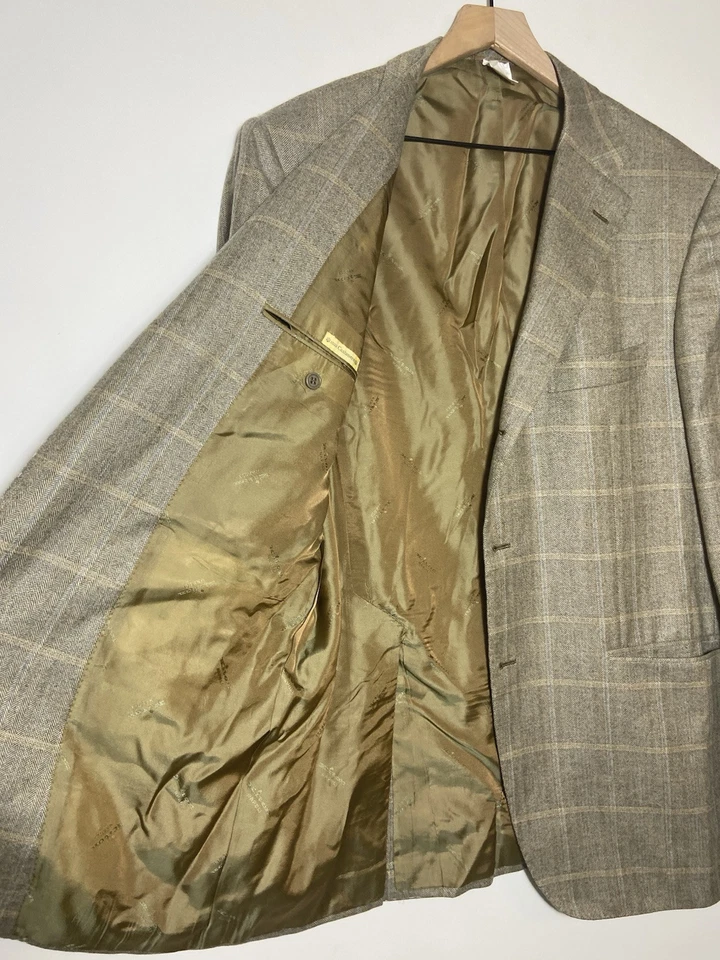 KITON Mitchells 100% Cashmere Men's Napoli Blazer 44 US UK 54 Sport Coat - Image 3 of 4