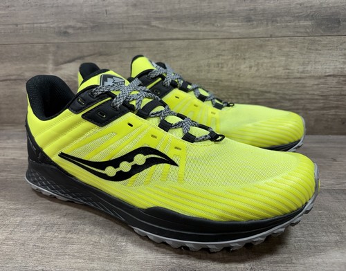 Saucony Mad River TR2 Trail Running S2058235 Shoes Sneakers Citrus Mens Size 12