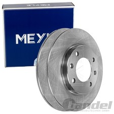 2X MEYLE BREMSSCHEIBEN 247mm HINTEN PASSEND FÜR CITROËN SAXO XSARA ZX PEUGEOT