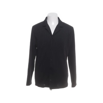 ASOS Design, Hemd, Größe: L, Schwarz, Elasthan/Polyester, Nadelstreifen #Ysi