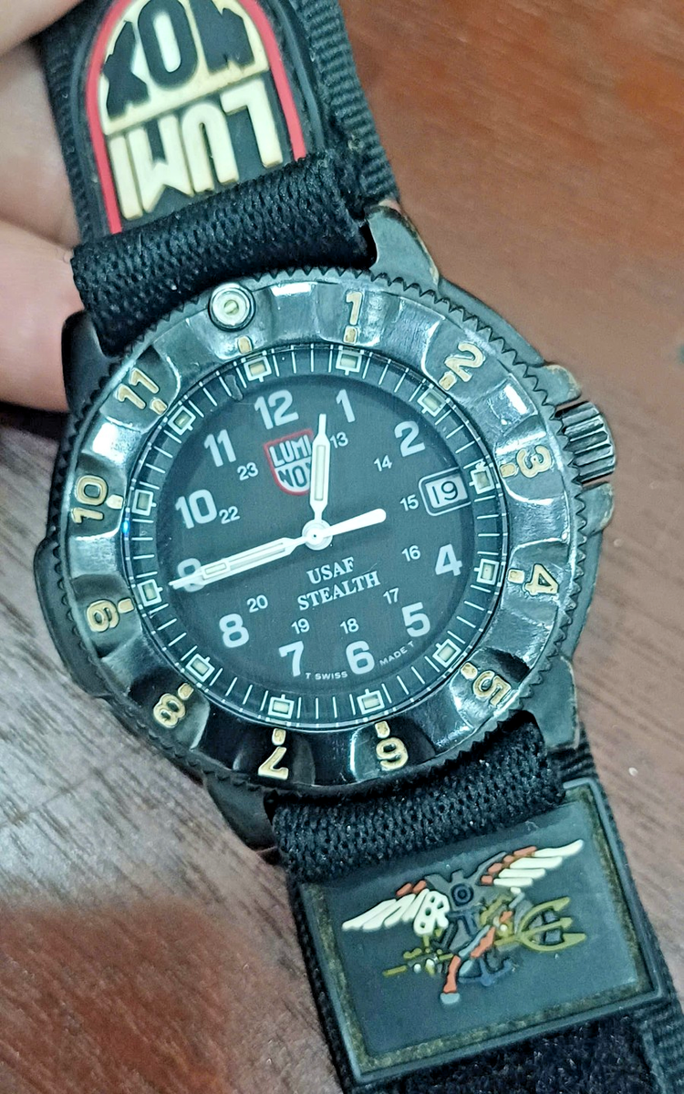 中*ん様 LUMINOXルミノックス F-117 3400SERIES USAF Luminox Series 3400 USAF F117 Night Hawk Stealth (2508) | eBay
