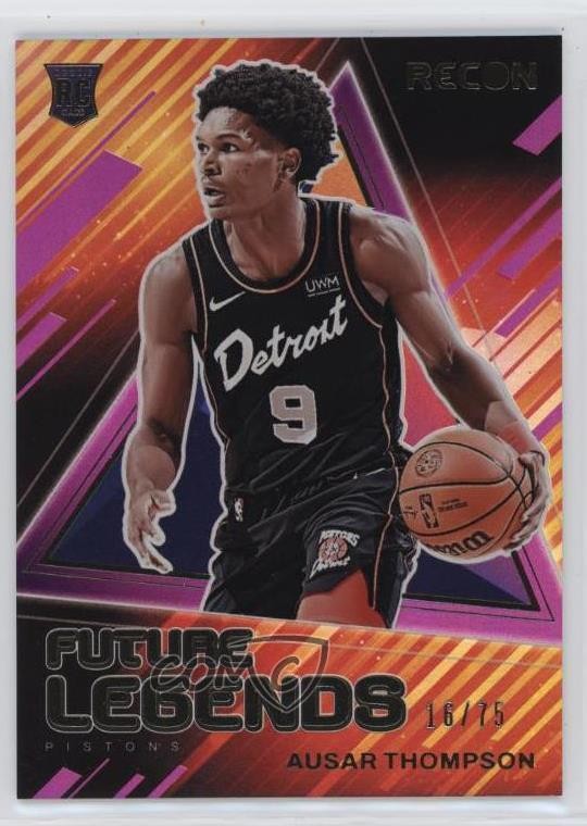 2023 Panini Recon Future Legends Purple 16/75 Ausar Thompson #3 Rookie RC 1b30