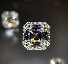 2 CT Asscher Cut Loose Diamond Natural D Color Brilliant Clarity & Shine