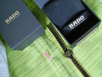 RADO jubile` DIAMONDS SWISS Retro DAMEN 1a in BOX Wie Neu! mit neuer Batterie!