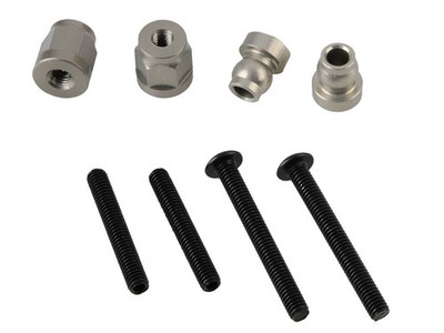 Mugen MSB1 Dämpferaufnahme Set Hinterachse B2537