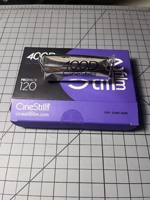 FREE SHIPPING Cinestill 400D 120 Medium Format Film Cold Stored expiry 6/26