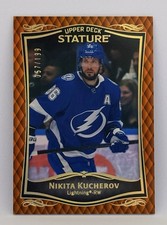 Upper Deck Stature Hockey Nikita Kucherov #20 Lightning Orange Parallel /199